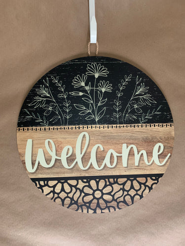 Welcome Door Hanger