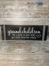 Load image into Gallery viewer, Shelf Sitter Plaque - Grandchildren